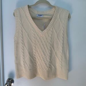 Cream Sweater Vest